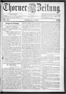 Thorner Zeitung 1893, Nr. 178