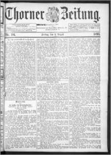 Thorner Zeitung 1893, Nr. 181