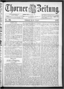 Thorner Zeitung 1893, Nr. 191