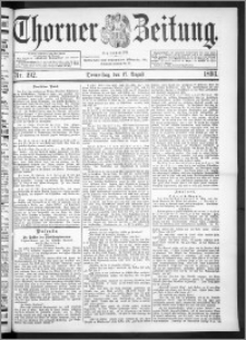 Thorner Zeitung 1893, Nr. 192