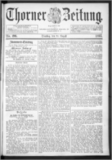 Thorner Zeitung 1893, Nr. 196