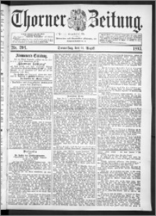 Thorner Zeitung 1893, Nr. 204