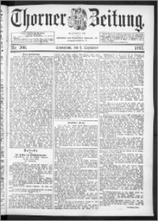 Thorner Zeitung 1893, Nr. 206