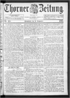 Thorner Zeitung 1893, Nr. 218