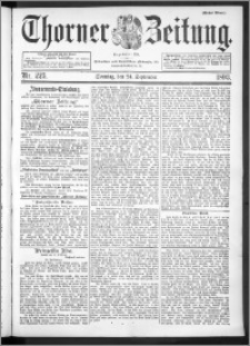 Thorner Zeitung 1893, Nr. 225 Erstes Blatt