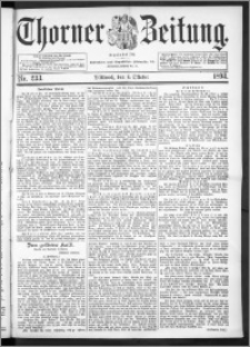 Thorner Zeitung 1893, Nr. 233