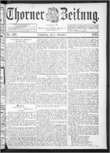 Thorner Zeitung 1893, Nr. 258