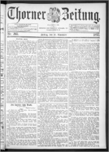 Thorner Zeitung 1893, Nr. 265