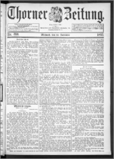 Thorner Zeitung 1893, Nr. 269