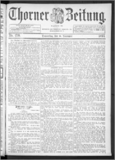 Thorner Zeitung 1893, Nr. 270