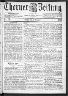 Thorner Zeitung 1893, Nr. 271