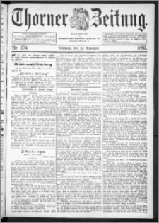 Thorner Zeitung 1893, Nr. 275