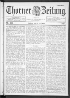 Thorner Zeitung 1893, Nr. 300 Zweites Blatt