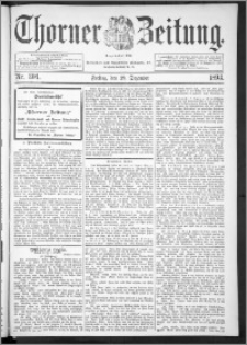 Thorner Zeitung 1893, Nr. 304