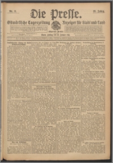 Die Presse 1911, Jg. 29, Nr. 11 Zweites Blatt, Drittes Blatt