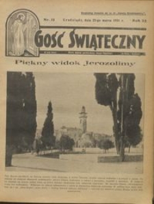 Gość Świąteczny 1931.03.22 R. XXXV nr 12