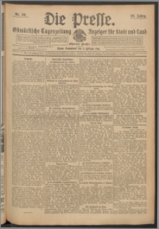 Die Presse 1911, Jg. 29, Nr. 30 Zweites Blatt, Drittes Blatt