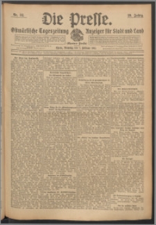 Die Presse 1911, Jg. 29, Nr. 32 Zweites Blatt, Drittes Blatt