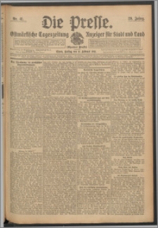 Die Presse 1911, Jg. 29, Nr. 41 Zweites Blatt, Drittes Blatt