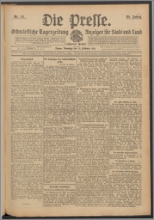 Die Presse 1911, Jg. 29, Nr. 44 Zweites Blatt, Drittes Blatt