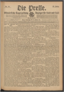 Die Presse 1911, Jg. 29, Nr. 46 Zweites Blatt, Drittes Blatt