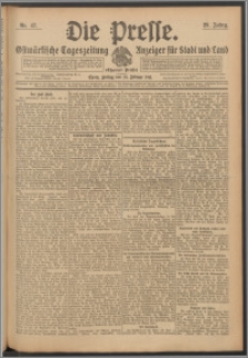 Die Presse 1911, Jg. 29, Nr. 47 Zweites Blatt, Drittes Blatt