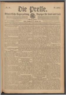 Die Presse 1911, Jg. 29, Nr. 49 Zweites Blatt, Drittes Blatt, Viertes Blatt