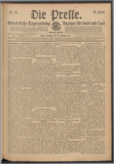 Die Presse 1911, Jg. 29, Nr. 50 Zweites Blatt, Drittes Blatt