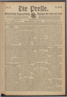 Die Presse 1911, Jg. 29, Nr. 52 Zweites Blatt, Drittes Blatt