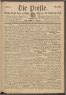 Die Presse 1911, Jg. 29, Nr. 54 Zweites Blatt, Drittes Blatt