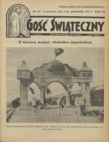 Gość Świąteczny 1931.10.11 R. XXXV nr 41