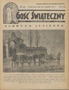 Gość Świąteczny 1931.11.08 R. XXXV nr 45