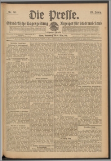 Die Presse 1911, Jg. 29, Nr. 58 Zweites Blatt, Drittes Blatt