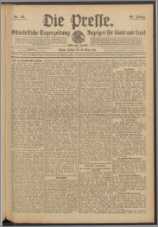 Die Presse 1911, Jg. 29, Nr. 59 Zweites Blatt, Drittes Blatt