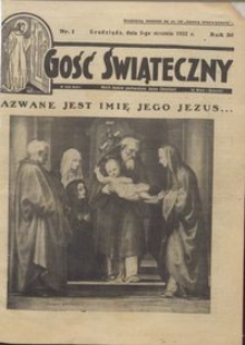 Gość Świąteczny 1932.01.03 R. XXXVI nr 1