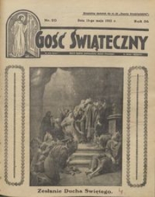 Gość Świąteczny 1932.05.15 R. XXXVI nr 20