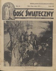 Gość Świąteczny 1932.05.22 R. XXXVI nr 21