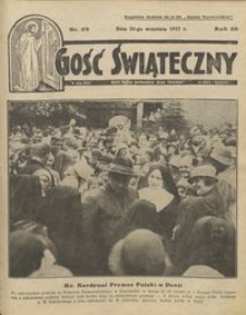 Gość Świąteczny 1932.09.25 R. XXXVI nr 39