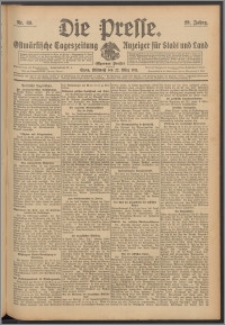 Die Presse 1911, Jg. 29, Nr. 69 Zweites Blatt, Drittes Blatt