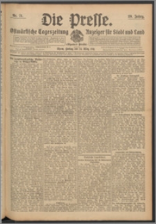 Die Presse 1911, Jg. 29, Nr. 71 Zweites Blatt, Drittes Blatt