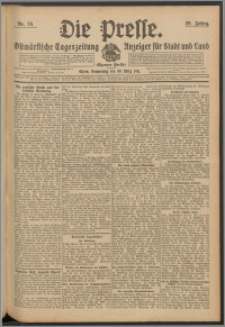 Die Presse 1911, Jg. 29, Nr. 76 Zweites Blatt, Drittes Blatt