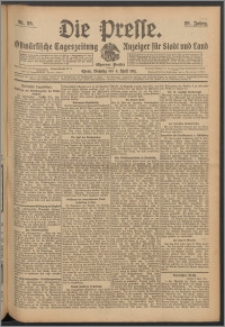 Die Presse 1911, Jg. 29, Nr. 80 Zweites Blatt, Drittes Blatt, Viertes Blatt