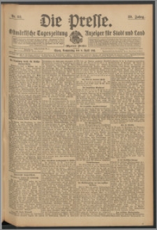 Die Presse 1911, Jg. 29, Nr. 82 Zweites Blatt, Drittes Blatt