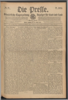 Die Presse 1911, Jg. 29, Nr. 95 Zweites Blatt, Drittes Blatt, Viertes Blatt