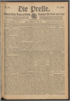 Die Presse 1911, Jg. 29, Nr. 102 Zweites Blatt, Drittes Blatt