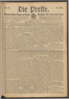 Die Presse 1911, Jg. 29, Nr. 111 Zweites Blatt, Drittes Blatt