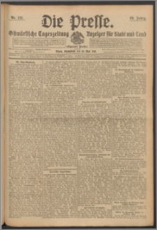 Die Presse 1911, Jg. 29, Nr. 112 Zweites Blatt, Drittes Blatt