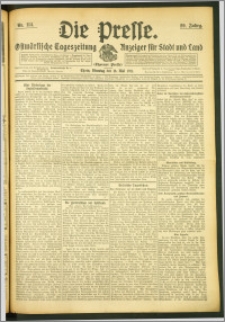 Die Presse 1911, Jg. 29, Nr. 114 Zweites Blatt, Drittes Blatt