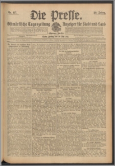 Die Presse 1911, Jg. 29, Nr. 117 Zweites Blatt, Drittes Blatt