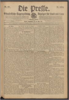 Die Presse 1911, Jg. 29, Nr. 118 Zweites Blatt, Drittes Blatt